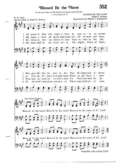 Hymns for the Family of God page 329