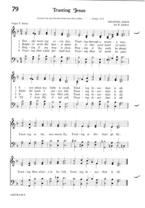 Hymns for the Family of God page 72