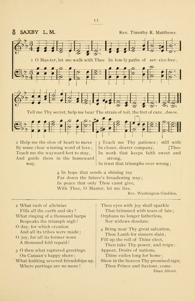 Hymnal of the First General Missionary Convention of the Methodist Episcopal Church, Cleveland, Ohio, October 21 to 24, 1902. page 12