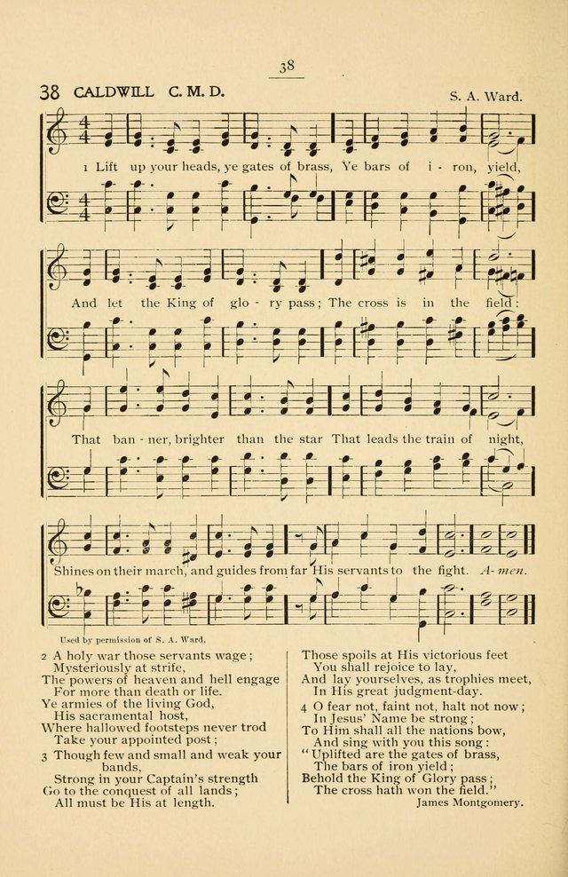 Hymnal of the First General Missionary Convention of the Methodist Episcopal Church, Cleveland, Ohio, October 21 to 24, 1902. page 39