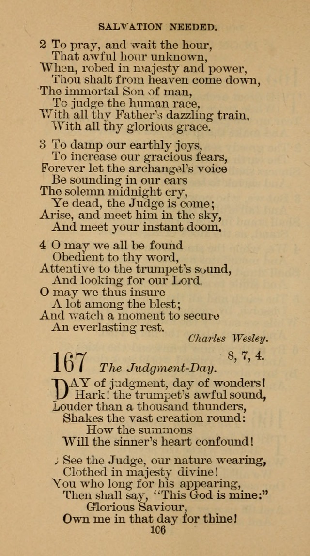 The Hymn Book of the Free Methodist Church page 108