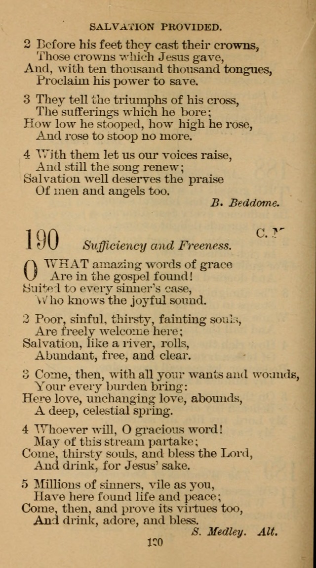 The Hymn Book of the Free Methodist Church page 122