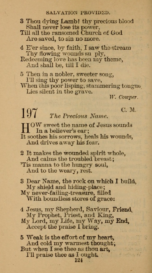 The Hymn Book of the Free Methodist Church page 126
