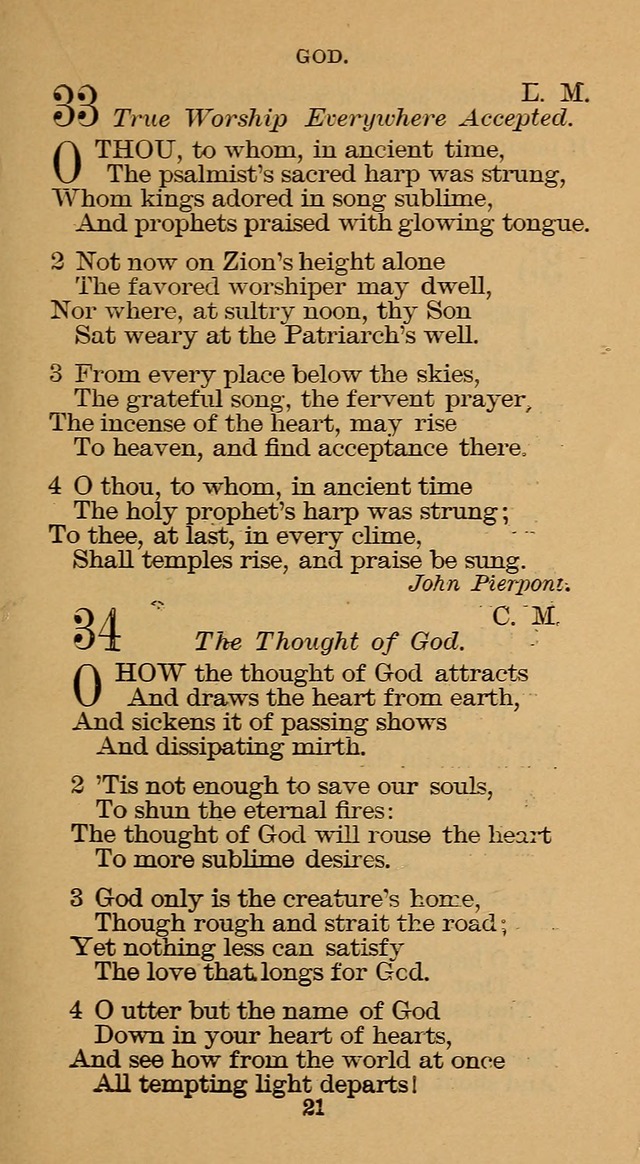 The Hymn Book of the Free Methodist Church page 21