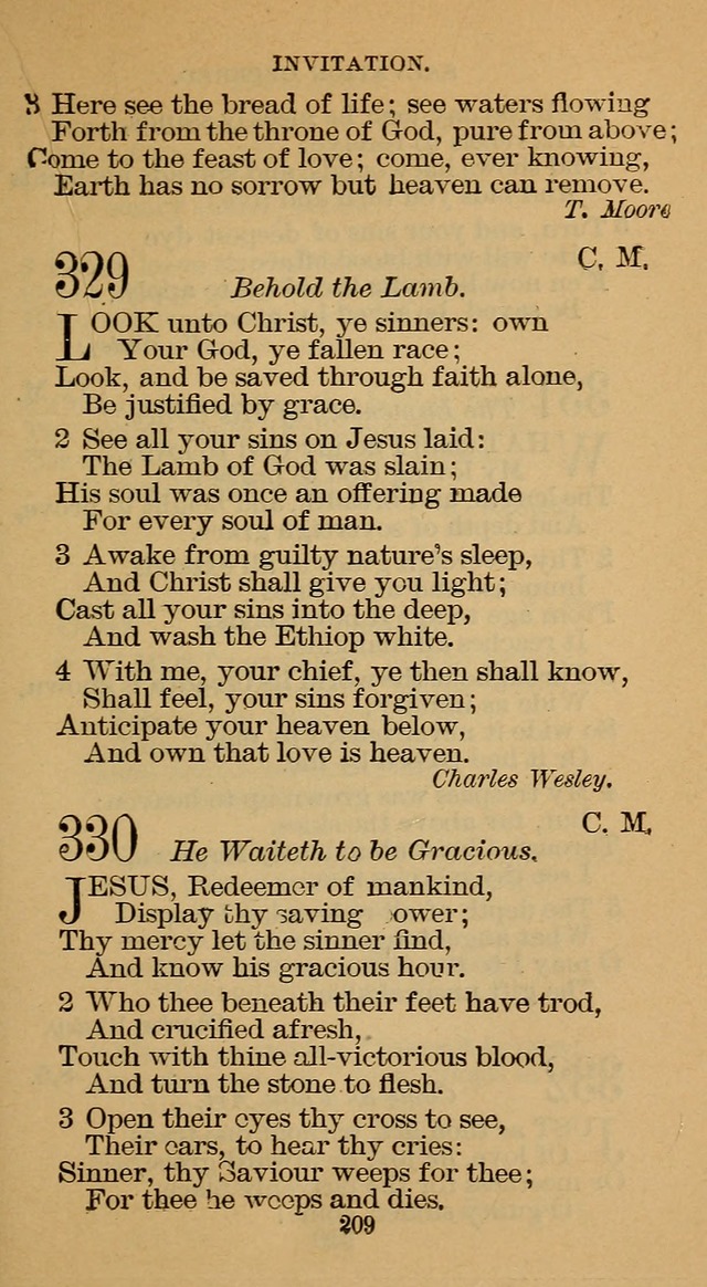 The Hymn Book of the Free Methodist Church page 211