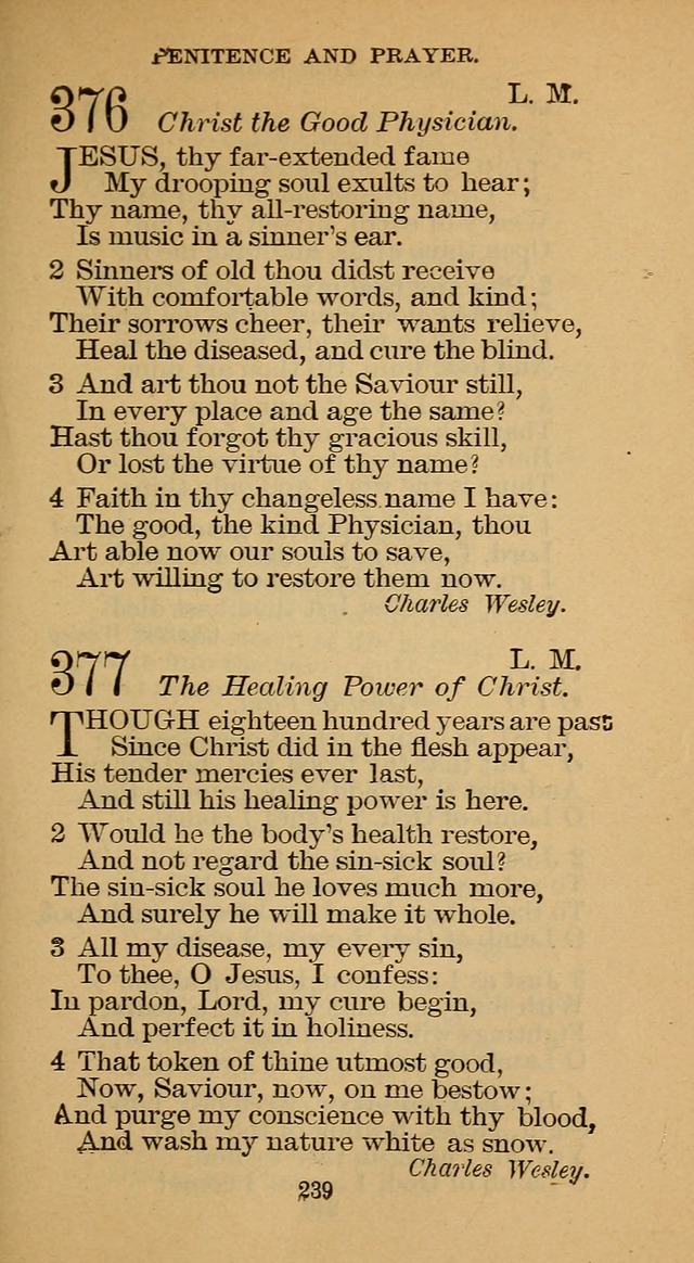 The Hymn Book of the Free Methodist Church page 241