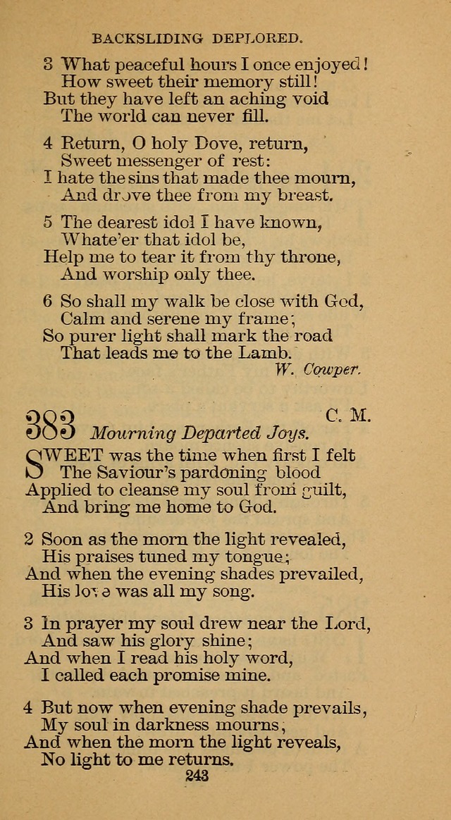 The Hymn Book of the Free Methodist Church page 245