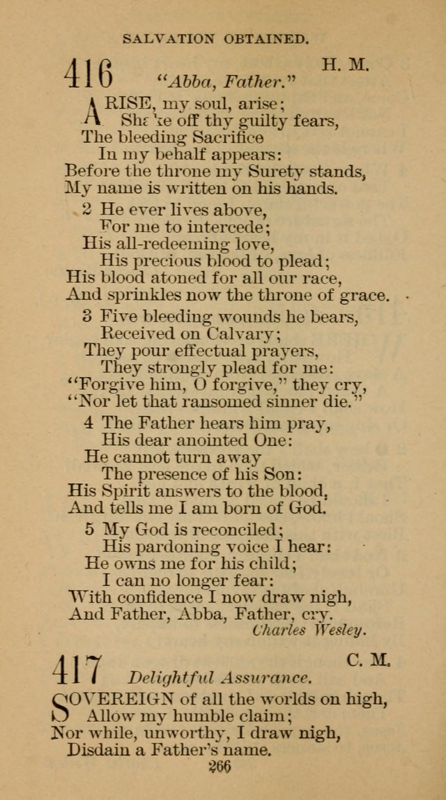 The Hymn Book of the Free Methodist Church page 268