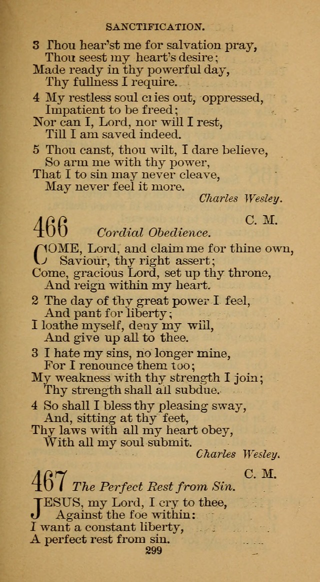The Hymn Book of the Free Methodist Church page 301