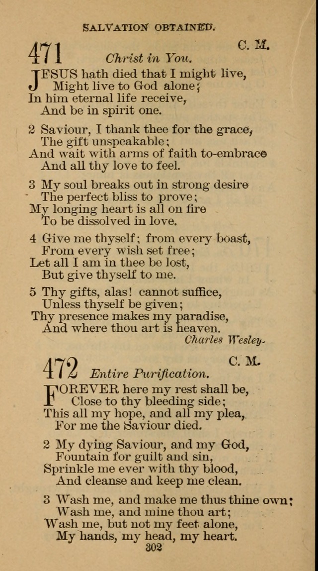 The Hymn Book of the Free Methodist Church page 304