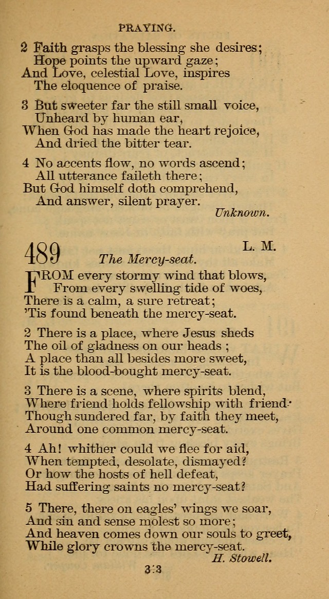 The Hymn Book of the Free Methodist Church page 315