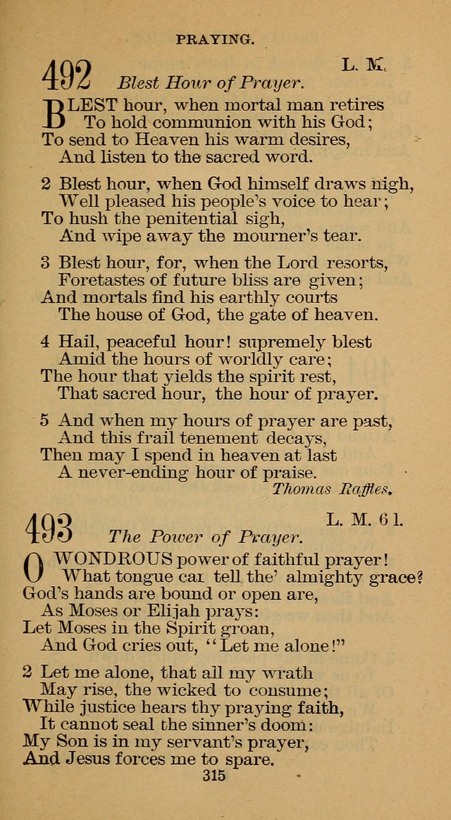 The Hymn Book of the Free Methodist Church page 317