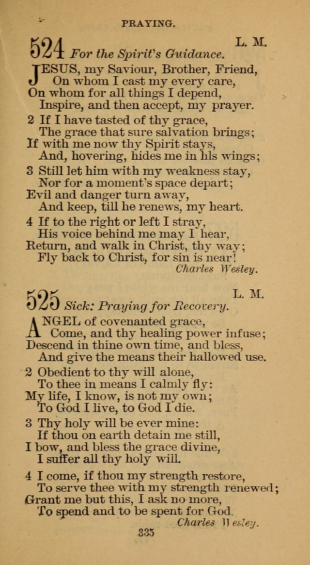 The Hymn Book of the Free Methodist Church page 337