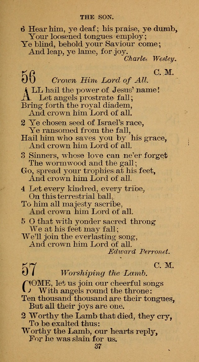 The Hymn Book of the Free Methodist Church page 37