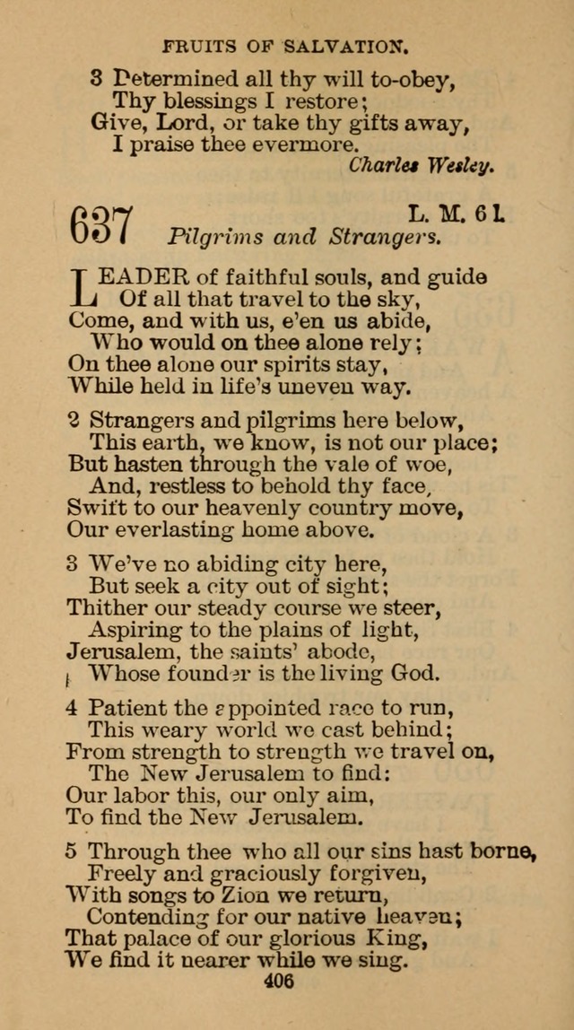 The Hymn Book of the Free Methodist Church page 408