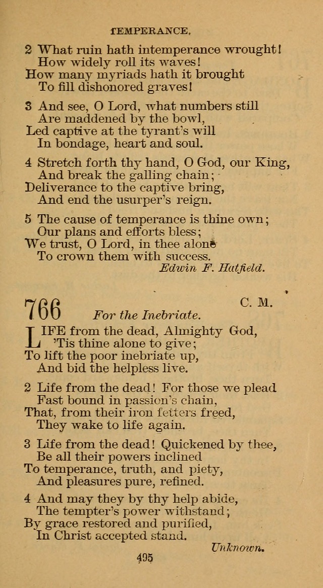 The Hymn Book of the Free Methodist Church page 497