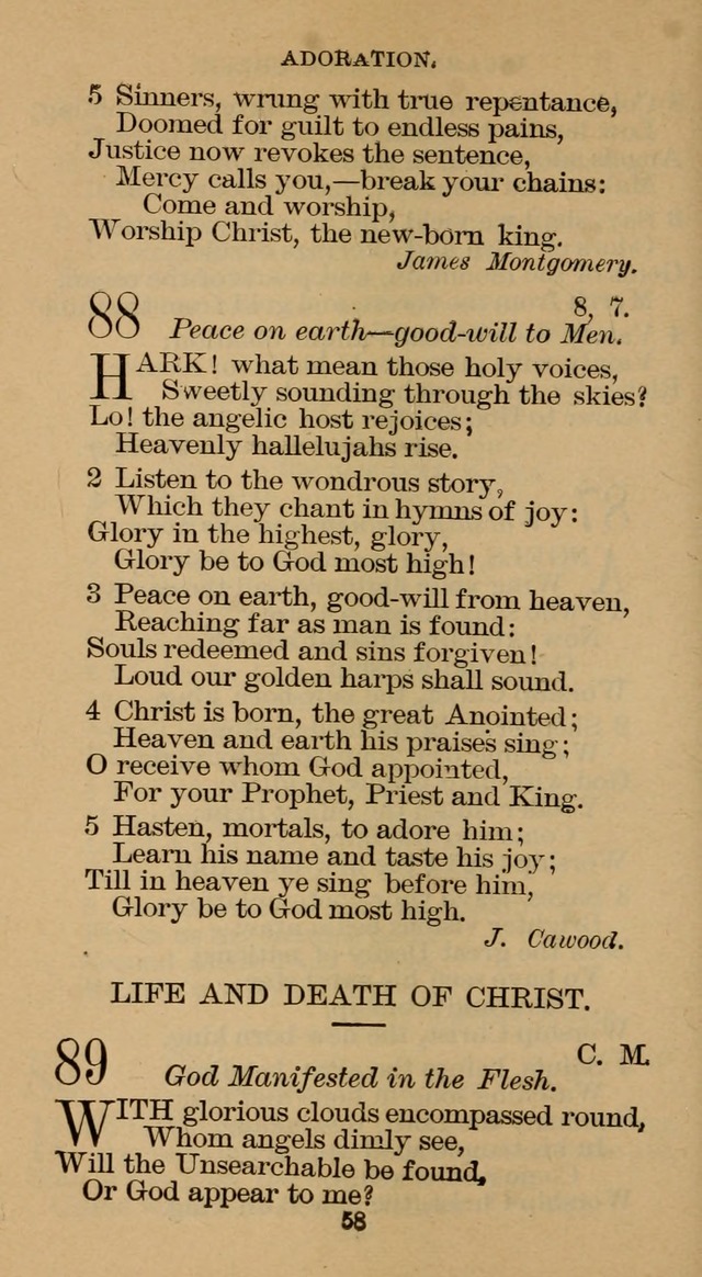 The Hymn Book of the Free Methodist Church page 58
