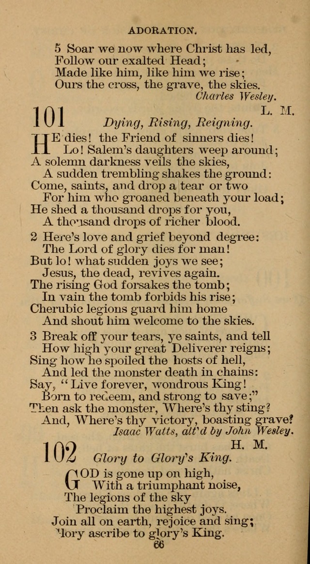 The Hymn Book of the Free Methodist Church page 68