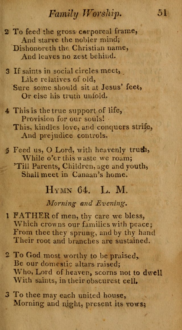 Hymns for Family Worship with Prayers for Every Day in the Week, Selected  from Various Authors page 52