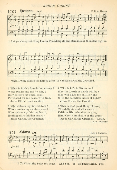 Hymns of the Faith: with psalms for the use of congragations page 189