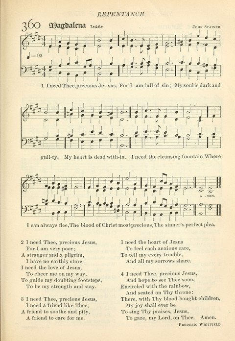 Hymns of the Faith: with psalms for the use of congragations page 398