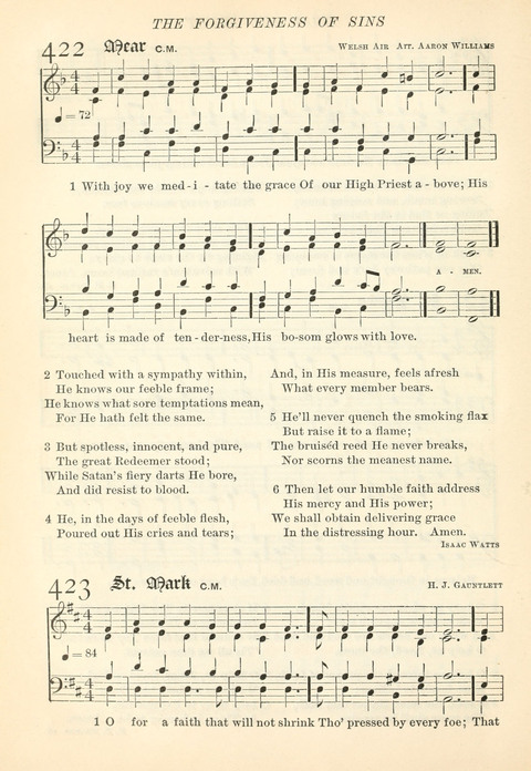 Hymns of the Faith: with psalms for the use of congragations page 447