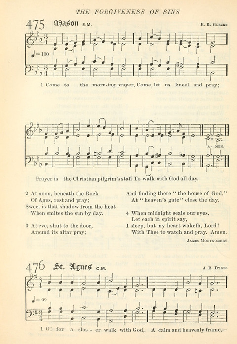 Hymns of the Faith: with psalms for the use of congragations page 489