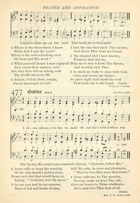 Hymns of the Faith: with psalms for the use of congragations page 490