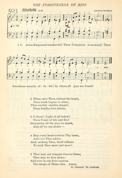 Hymns of the Faith: with psalms for the use of congragations page 509