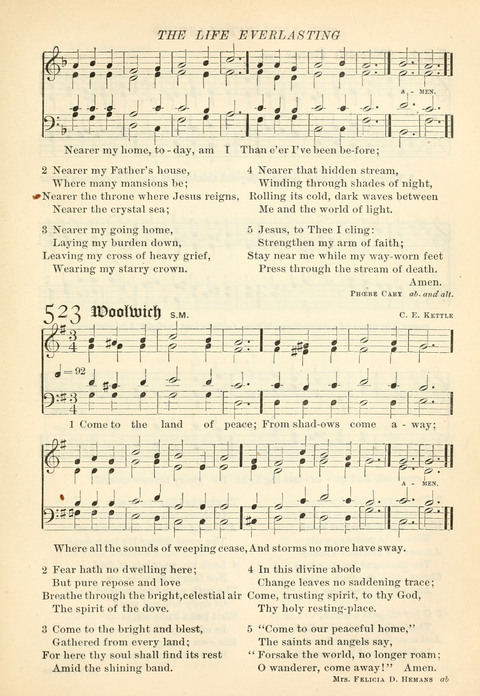 Hymns of the Faith: with psalms for the use of congragations page 526
