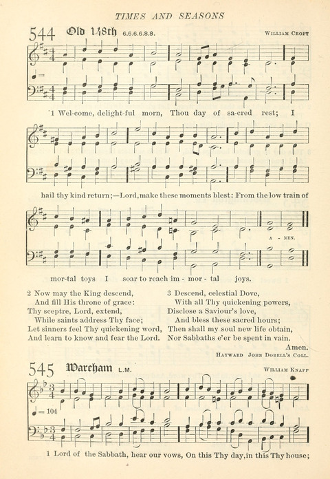 Hymns of the Faith: with psalms for the use of congragations page 545