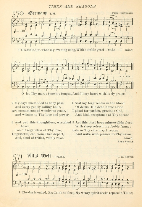 Hymns of the Faith: with psalms for the use of congragations page 565
