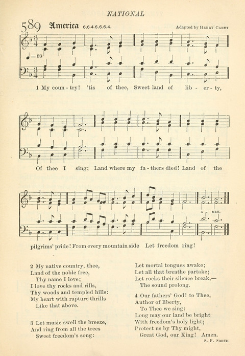 Hymns of the Faith: with psalms for the use of congragations page 582