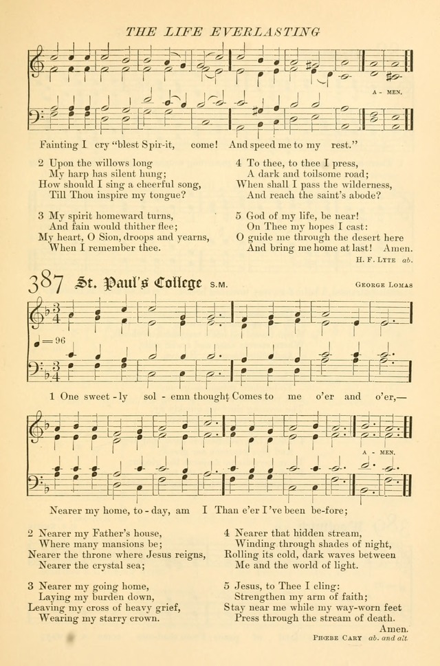 Hymns of the Faith with Psalms: for the use of congregations page 386