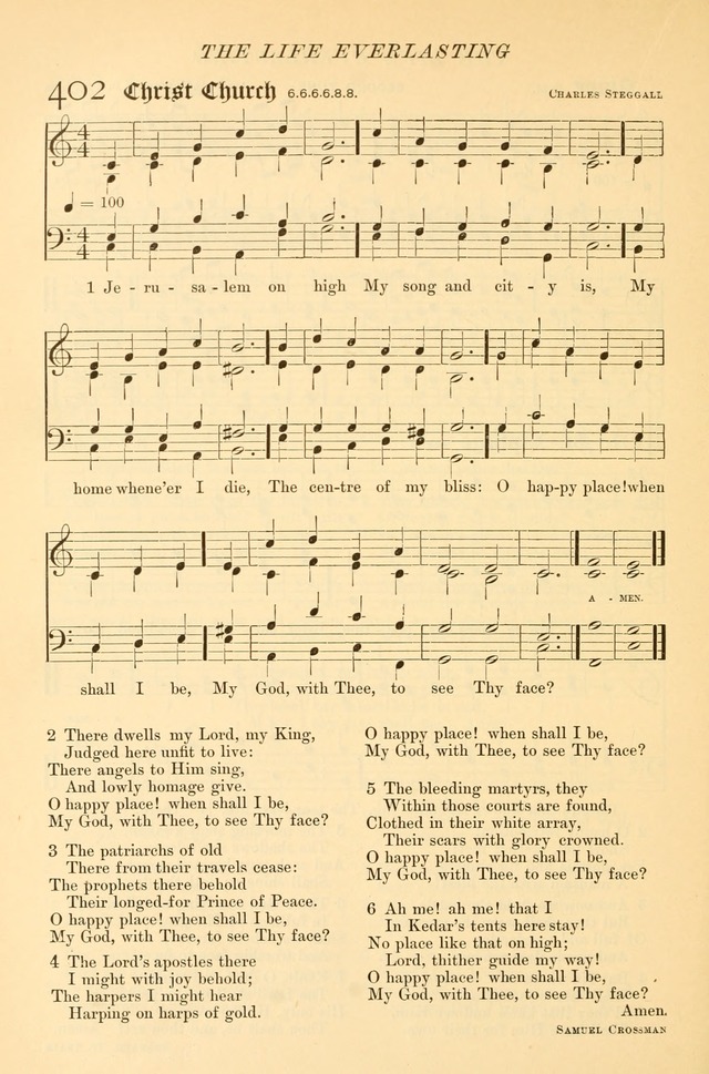 Hymns of the Faith with Psalms: for the use of congregations page 399