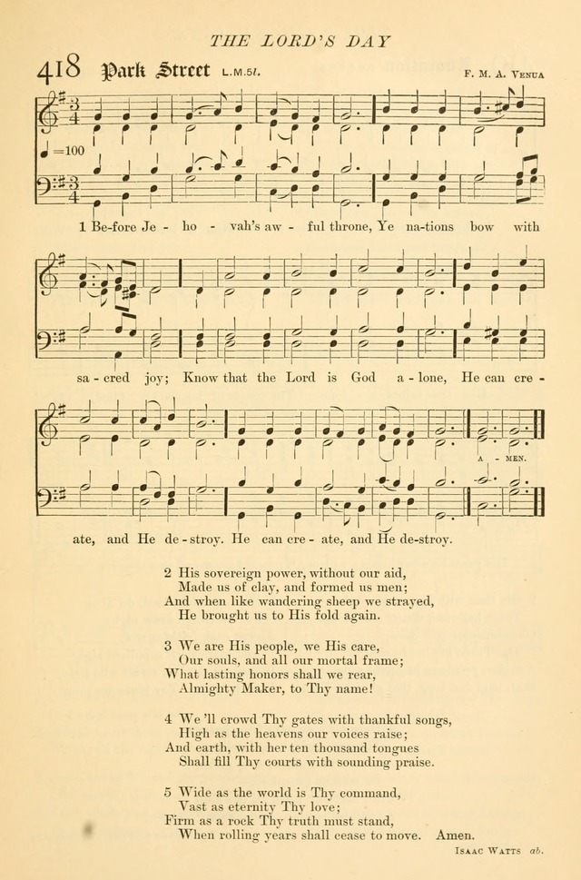 Hymns of the Faith with Psalms: for the use of congregations page 412