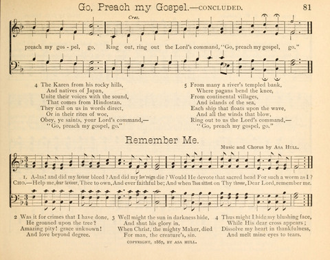 Happy Greetings: a Collection of Choice Original Hymns and Tunes page 81