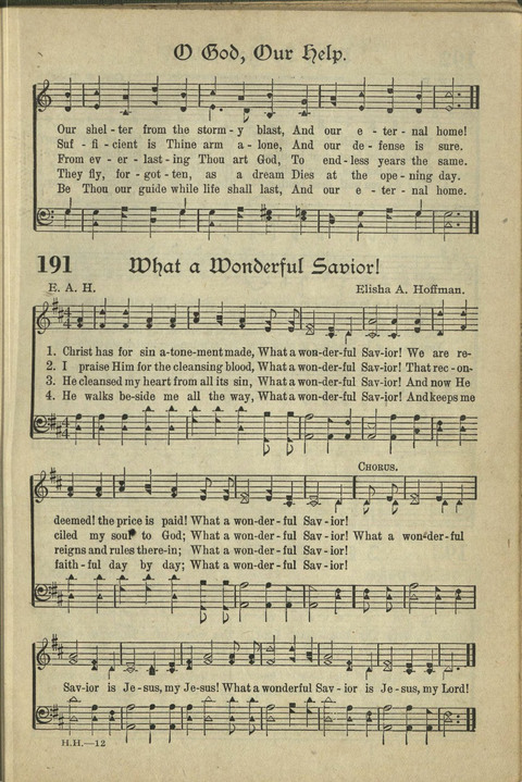 Harvest Hymns: Singable Gospel Songs page 175
