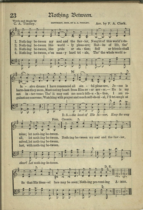 Harvest Hymns: Singable Gospel Songs page 23