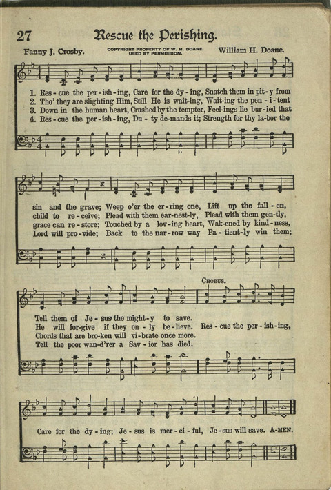 Harvest Hymns: Singable Gospel Songs page 27