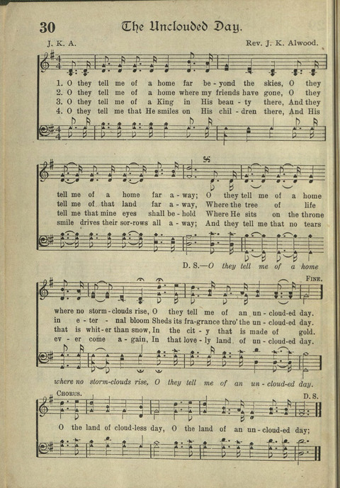 Harvest Hymns: Singable Gospel Songs page 30