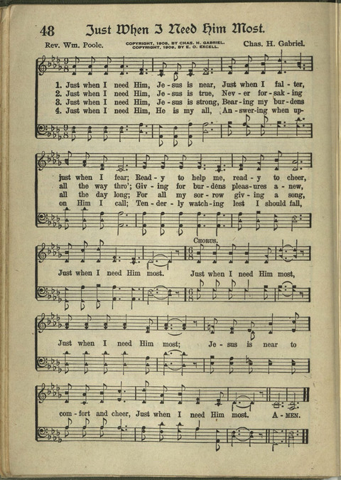 Harvest Hymns: Singable Gospel Songs page 48