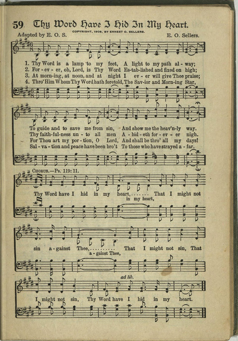 Harvest Hymns: Singable Gospel Songs page 59
