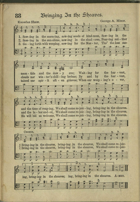 Harvest Hymns: Singable Gospel Songs page 88