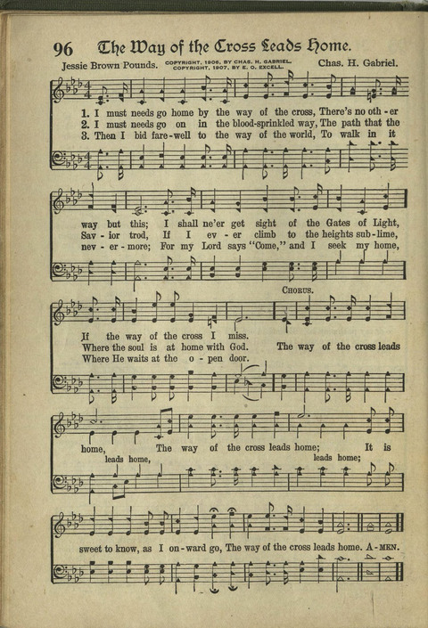 Harvest Hymns: Singable Gospel Songs page 96