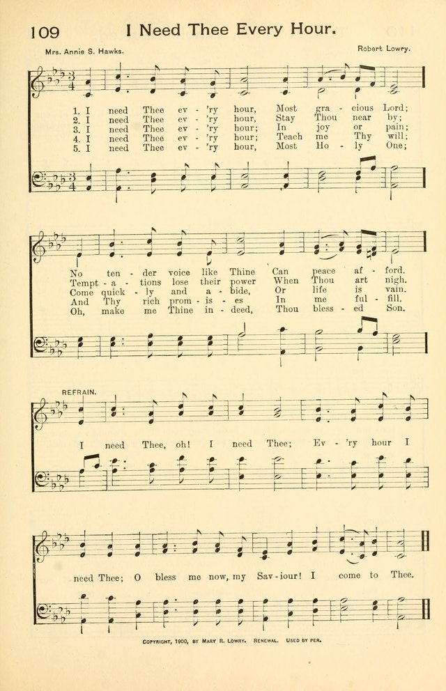 Hallowed Hymns, New and Old page 110