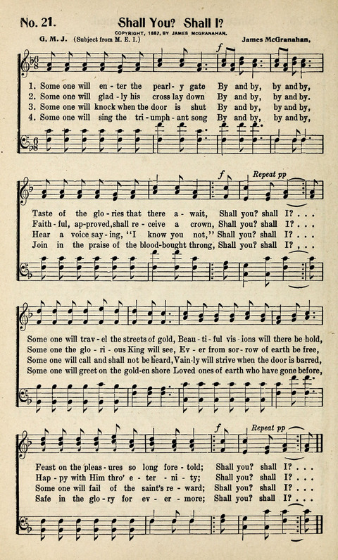 Hymns for His Praise: No. 2 page 22
