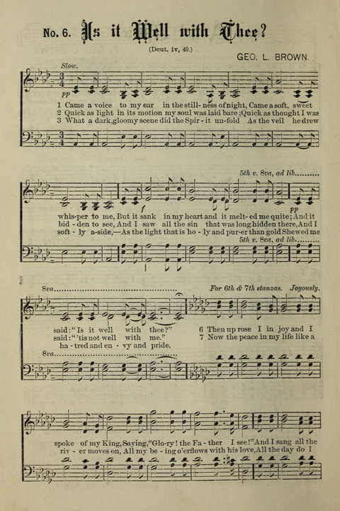 The Highway Hymnal (Revised edition) page 6