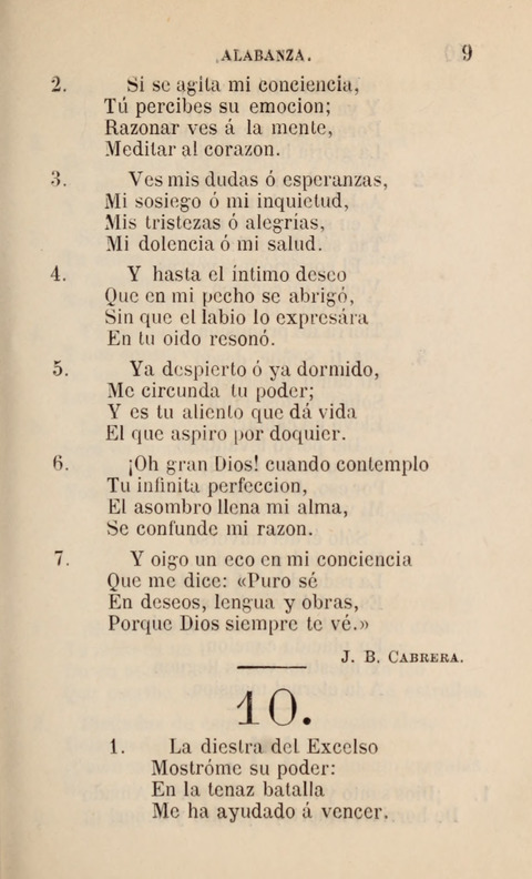 Himnario para uso de la Iglesia Cristiana Española page 11