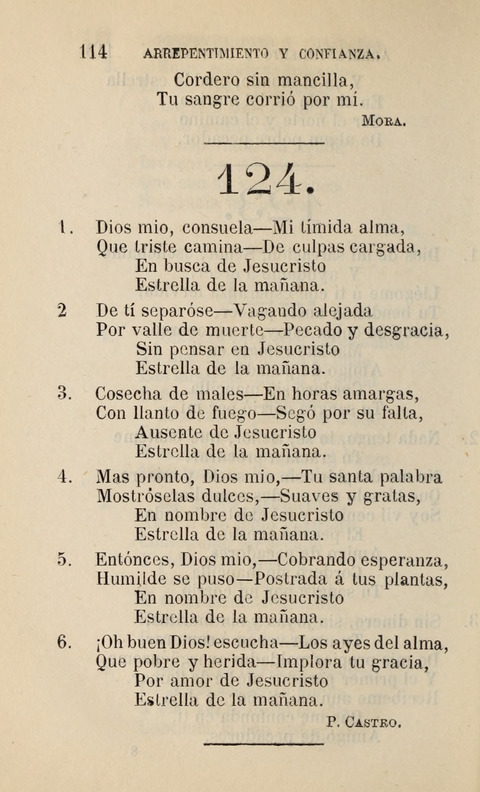 Himnario para uso de la Iglesia Cristiana Española page 116